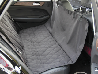 INNX OP902001 Waterproof Quilted Dog Seat Cover with Non Slip Backing  Covertible Hammock Bench Seat Cover for Sedan Cars, Trucks, SUVs or Minivans Size 58" Wx54"